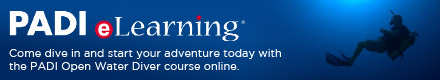 PADI E-Learning Banner