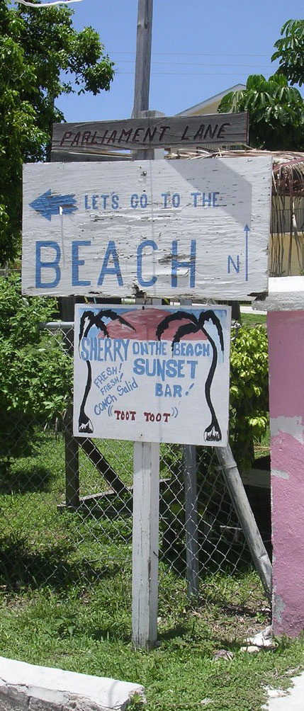 Bimini Sign
